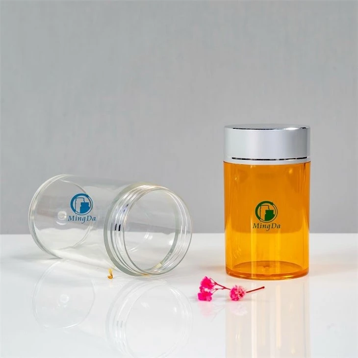 Cylindrical PET Bottle for packaging